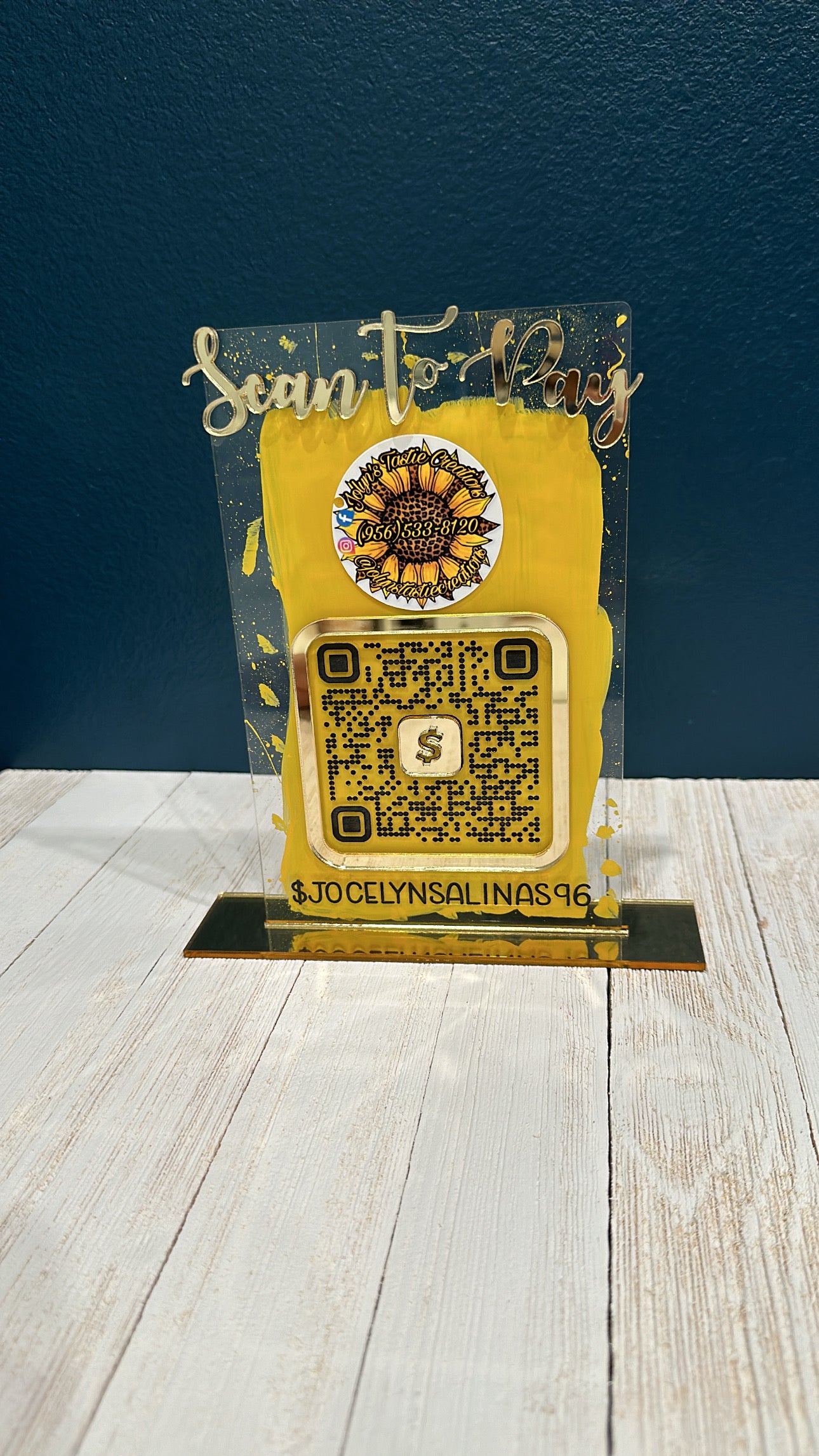 Scan to Pay Sign - 1QR Code