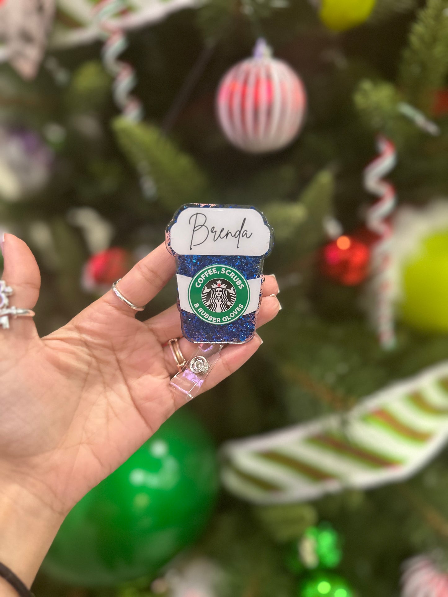 Nurse Starbucks Inspired Badge Reel