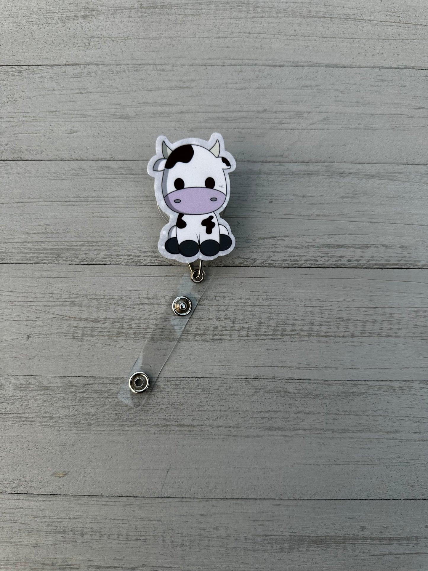 Cow Badge Reel