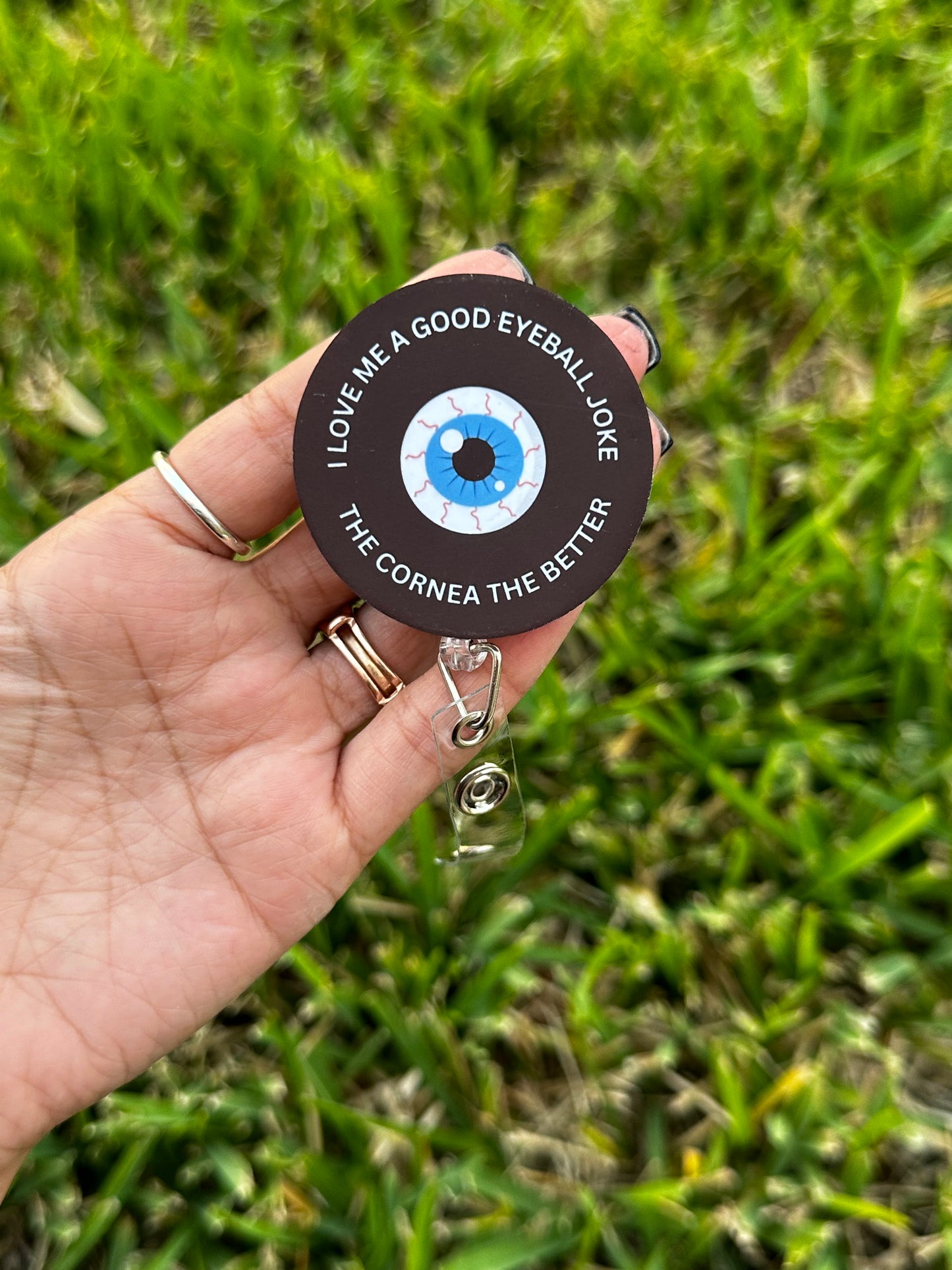 Eyeball Joke Badge Reel