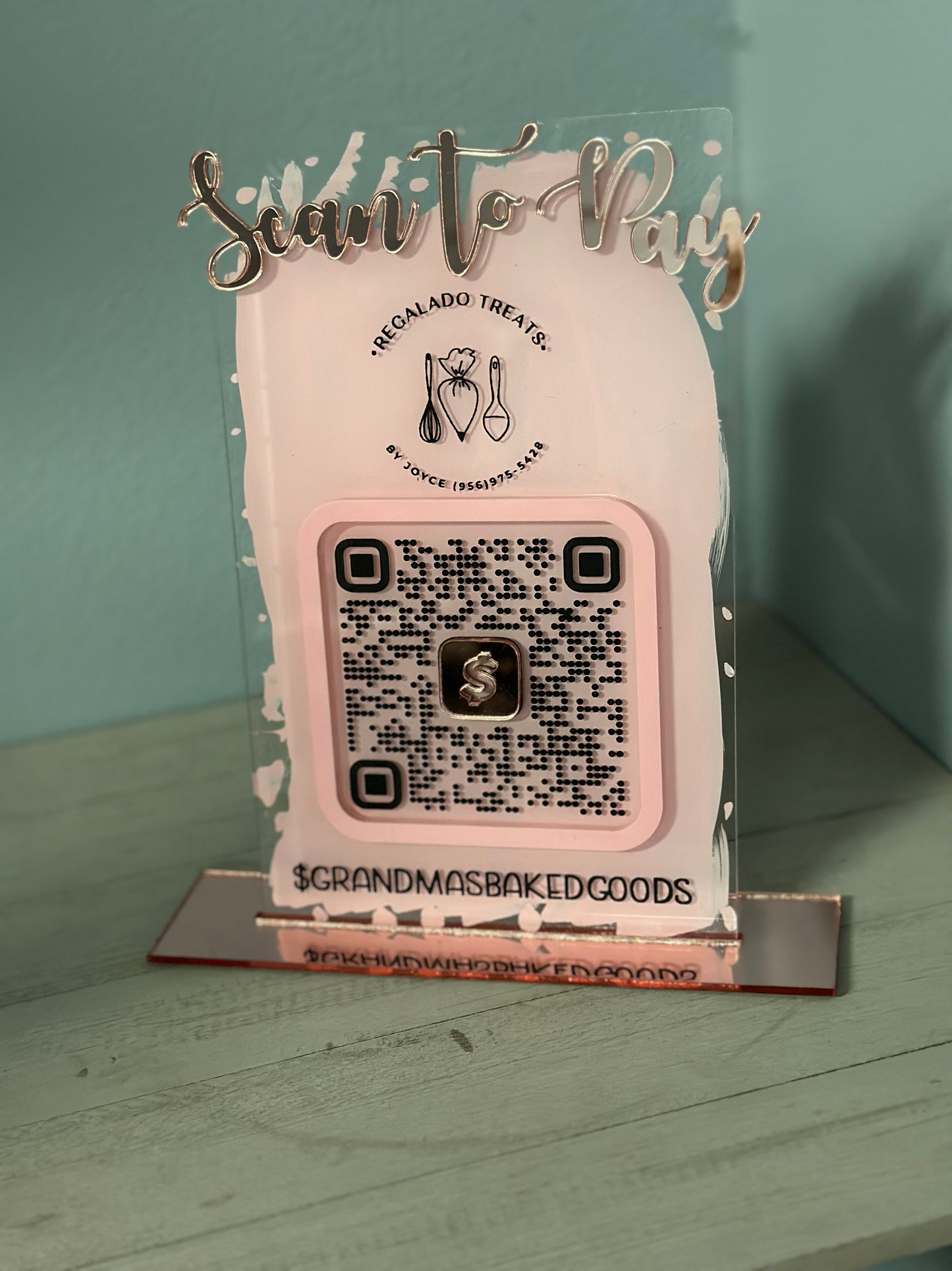 Scan to Pay Sign - 1QR Code