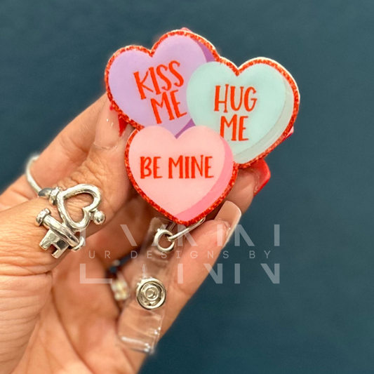 Kiss me, Hug me, Be Mine Badge Reel